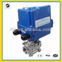 CTF-004 24V DC Electric ball valve,pvc electric actuator ball valve,pvc ball valve